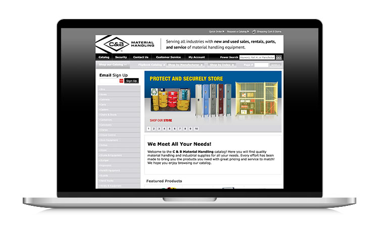 Online shopping catalog